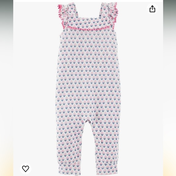Carter’s Sleeveless Jumpsuit Baby Girl - Picture 10 of 10